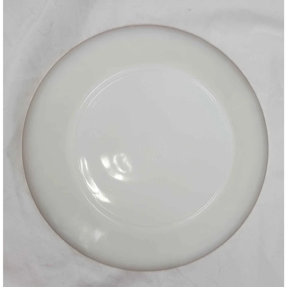 Vintage Oven Fire-King Ware White Porcelain Plate